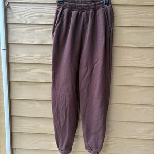 House of CB Chocolate Fleece Back Jogging Trouser Size Small